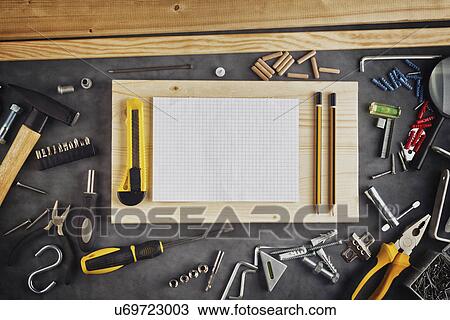 Assorted Do It Yourself tools and notebook View Large Photo Image Stock Image - Assorted Do It Yourself tools and notebook. Fotosearch