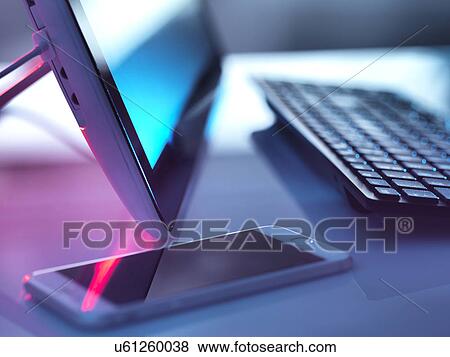 Computer hardware and smartphone. View Large Photo Image Stock Photo - Computer hardware and smartphone.. Fotosearch