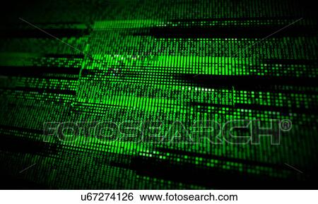Stock Photograph - Corrupted computer data, conceptual illustration. Fotosearch