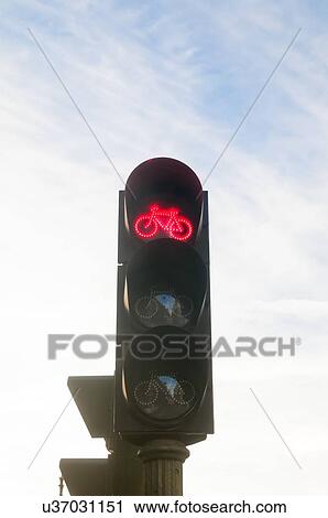 Cycling traffic light. Photographed in Madrid, Spain. View Large Photo Image Stock Image - Cycling traffic light. Photographed in Madrid, Spain.. Fotosearch