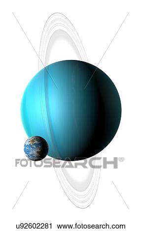 Earth compared to Uranus View Large Photo Image Stock Image - Earth compared to Uranus. Fotosearch
