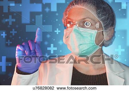 Stock Image - Emergency medicine specialist. Fotosearch