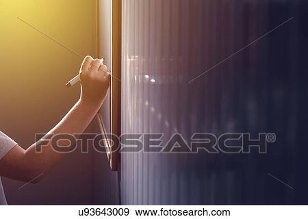 Female businessperson writing on whiteboard View Large Photo Image Stock Photo - Female businessperson writing on whiteboard. Fotosearch