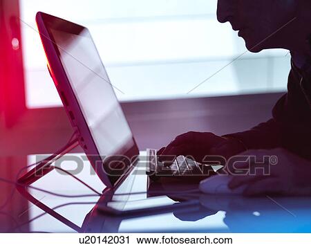 MODEL RELEASED. Computer hacking, conceptual image. View Large Photo Image Stock Image - MODEL RELEASED. Computer hacking, conceptual image.. Fotosearch