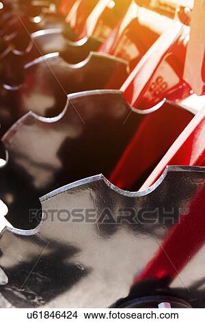 Picture - New tractor disc harrow. Fotosearch
