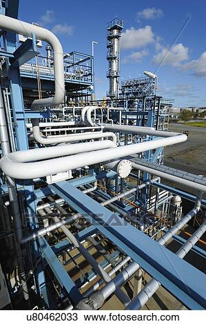 Oil and gas refinery. View Large Photo Image Stock Image - Oil and gas refinery.. Fotosearch