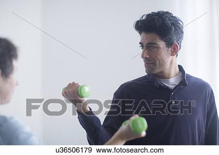 Physiotherapy session View Large Photo Image Stock Photo - Physiotherapy session. Fotosearch