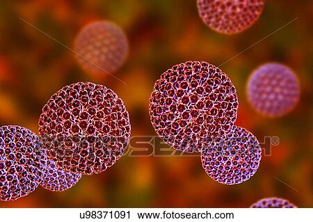 Stock Image - Rotavirus particle, illustration. Fotosearch