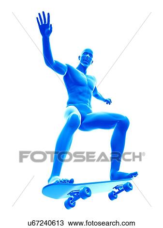 Skate boarder, illustration. View Large Photo Image Stock Image - Skate boarder, illustration.. Fotosearch