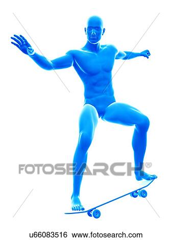 Skate boarder, illustration. View Large Photo Image Stock Photograph - Skate boarder, illustration.. Fotosearch