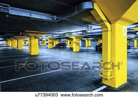 Underground car park View Large Photo Image Stock Image - Underground car park. Fotosearch