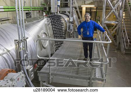 Water treatment plant ultraviolet ionization treatment equipment. View Large Photo Image Picture - Water treatment plant ultraviolet ionization treatment equipment.. Fotosearch