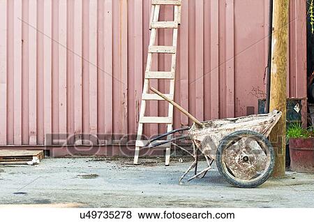 Abandoned factory yard. View Large Photo Image Stock Photo - Abandoned factory yard.. Fotosearch