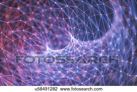 Abstract connecting lines, illustration. View Large Photo Image Stock Image - Abstract connecting lines, illustration.. Fotosearch