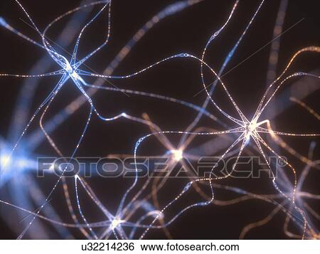 Stock Photograph - Abstract connecting lines, illustration.. Fotosearch