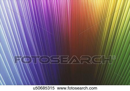 Stock Photography - Abstract multicoloured lines, illustration.. Fotosearch