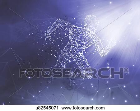 Stock Image - Artificial intelligence, conceptual illustration.. Fotosearch