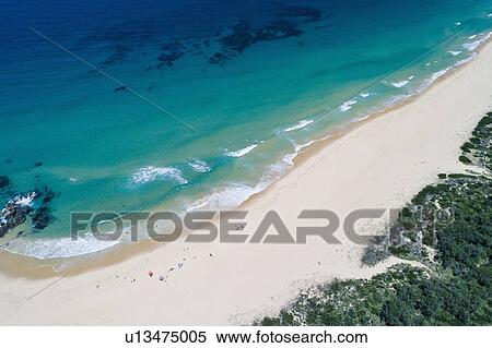 Australia, New South Wales, Bermagui, Landscape with beach View Large Photo Image Stock Photography - Australia, New South Wales, Bermagui, Landscape with beach. Fotosearch