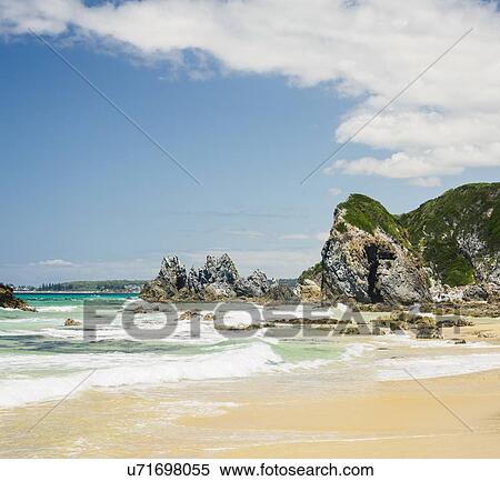 Australia, New South Wales, Bermagui, Scenic view of sea and coastline View Large Photo Image Stock Photography - Australia, New South Wales, Bermagui, Scenic view of sea and coastline. Fotosearch