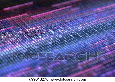 Binary code, full frame illustration. View Large Photo Image Stock Photograph - Binary code, full frame illustration.. Fotosearch