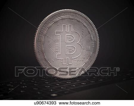Bitcoin on keyboard, illustration. View Large Photo Image Stock Image - Bitcoin on keyboard, illustration.. Fotosearch