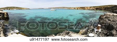 Blue Lagoon, Malta. View Large Photo Image Stock Photo - Blue Lagoon, Malta.. Fotosearch