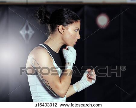 Boxer training in gym View Large Photo Image Stock Image - Boxer training in gym. Fotosearch