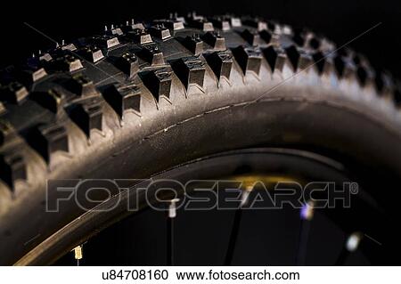 Close-up of a bicycle tyre. View Large Photo Image Stock Image - Close-up of a bicycle tyre.. Fotosearch