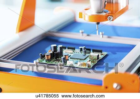 Stock Photography - Cutting tool on CNC milling machine.. Fotosearch