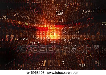 Stock Image - Cyber space, conceptual image.. Fotosearch