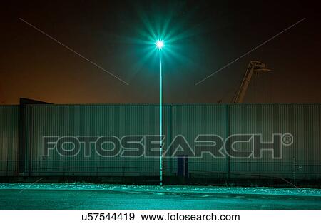 Stock Photo - Delfzijl harbour in winter, Delfzijl, Groningen, Netherlands. Fotosearch