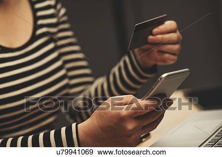E-commerce concept with smartphone. View Large Photo Image Stock Photo - E-commerce concept with smartphone.. Fotosearch