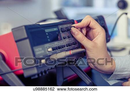 Stock Image - Electronic bug monitoring device.. Fotosearch