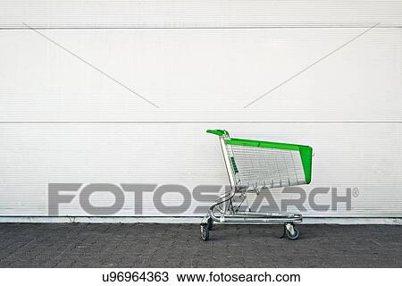 Empty shopping cart. View Large Photo Image Stock Image - Empty shopping cart.. Fotosearch