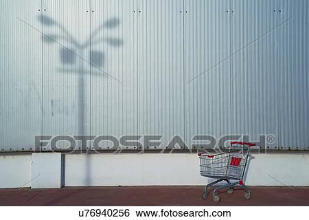 Stock Photograph - Empty shopping cart.. Fotosearch
