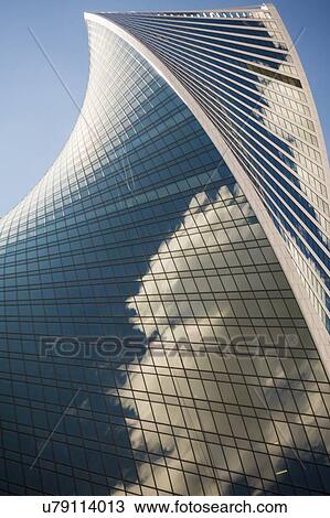 Stock Image - Evolution Tower, Moscow, Russia. Photographed in August 2015.. Fotosearch