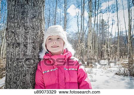 Girl in woolly hat, Troll Falls, Canmore, Canada View Large Photo Image Stock Photo - Girl in woolly hat, Troll Falls, Canmore, Canada. Fotosearch