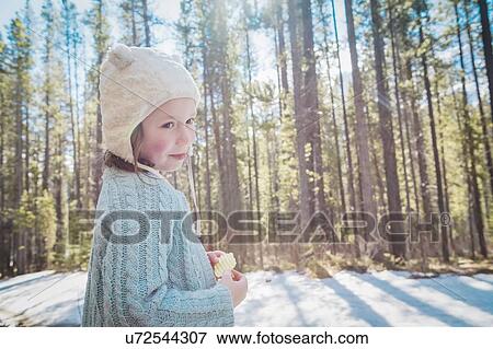 Girl with hat in forest, Alberta, Canada View Large Photo Image Stock Photo - Girl with hat in forest, Alberta, Canada. Fotosearch