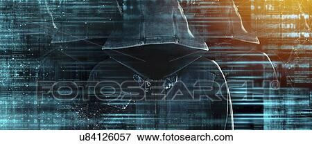 Group of hooded computer hackers with obscured faces. View Large Photo Image Stock Photo - Group of hooded computer hackers with obscured faces.. Fotosearch
