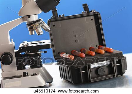 Picture - Haematology laboratory.. Fotosearch