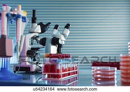 Picture - Haematology laboratory.. Fotosearch