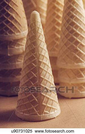 Stock Photography - Ice cream cones.. Fotosearch