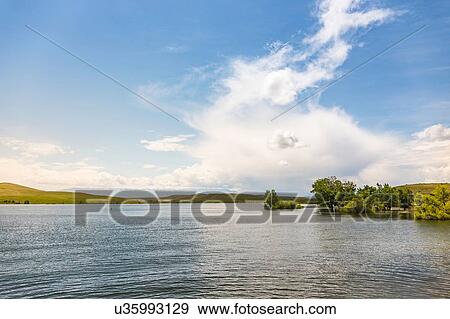 Stock Photo - Lake, Montana, US. Fotosearch