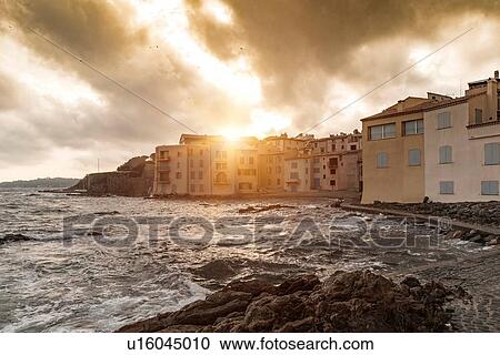 Stock Image - Le Vieux Port, St Tropez, Provence-Alpes-Cote d'Azur, France. Fotosearch