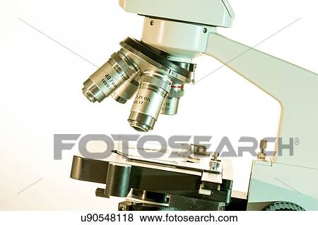 Light microscope stage and lenses. View Large Photo Image Stock Photo - Light microscope stage and lenses.. Fotosearch