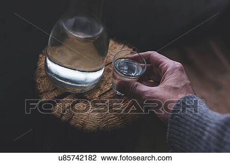 Man drinking rakija. View Large Photo Image Stock Image - Man drinking rakija.. Fotosearch