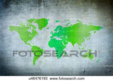 Map of world View Large Photo Image Stock Image - Map of world. Fotosearch