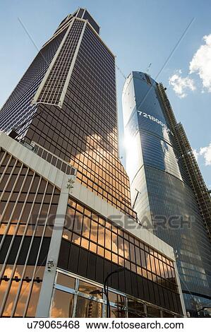Stock Photo - Mercury City Tower, Moscow, Russia. Photographed in August 2015.. Fotosearch