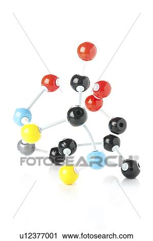 Stock Image - Molecular model.. Fotosearch