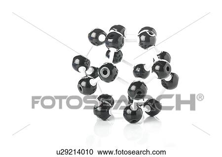Stock Image - Molecular model.. Fotosearch
